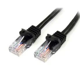 1M Cat 5E Black Snagless