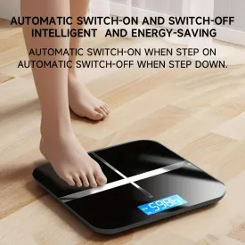 Accurate Body Weight Scale - High-Precision Intelligent Home Scale with LCD HD Display, Compact Design for Dormitory Use - Easy-to-Read, Step-On Technology, Auto-Zero Function, Low Battery Indicator, and Sleek Modern Design