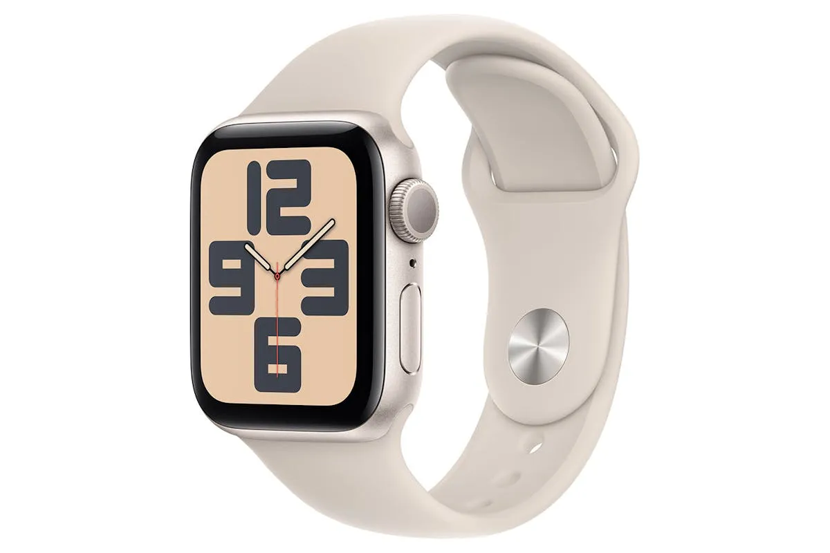 Apple Watch SE GPS | 40mm | Starlight Aluminium Case with Starlight Sport Band - S/M