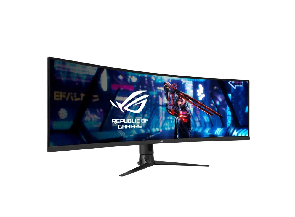 Asus Curved Gaming-Monitor Rog Strix Xg49wcr - 124.5 Cm (49") - 5120 X 1440 Wqhd