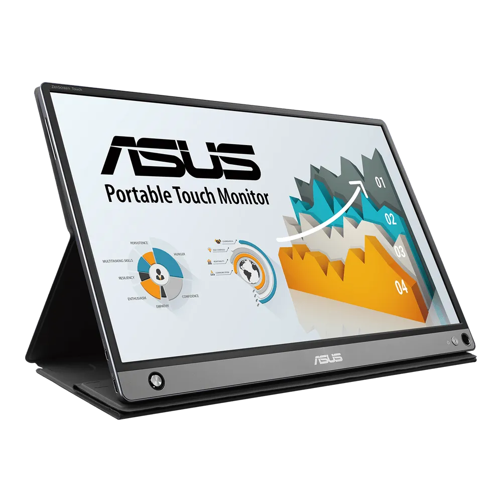 ASUS ZenScreen Touch MB16AMT 15.6" Portable Monitor Multi-Touch IPS