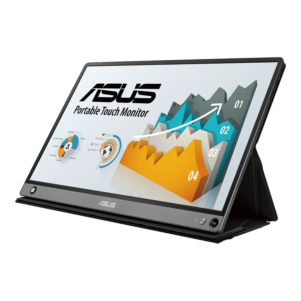 ASUS ZenScreen Touch MB16AMT 15.6" Portable Monitor Multi-Touch IPS