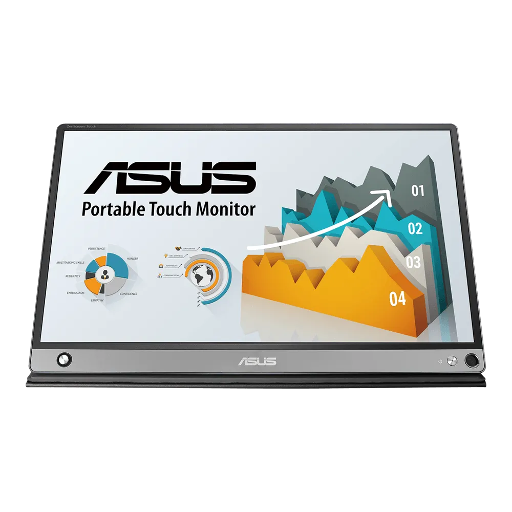 ASUS ZenScreen Touch MB16AMT 15.6" Portable Monitor Multi-Touch IPS