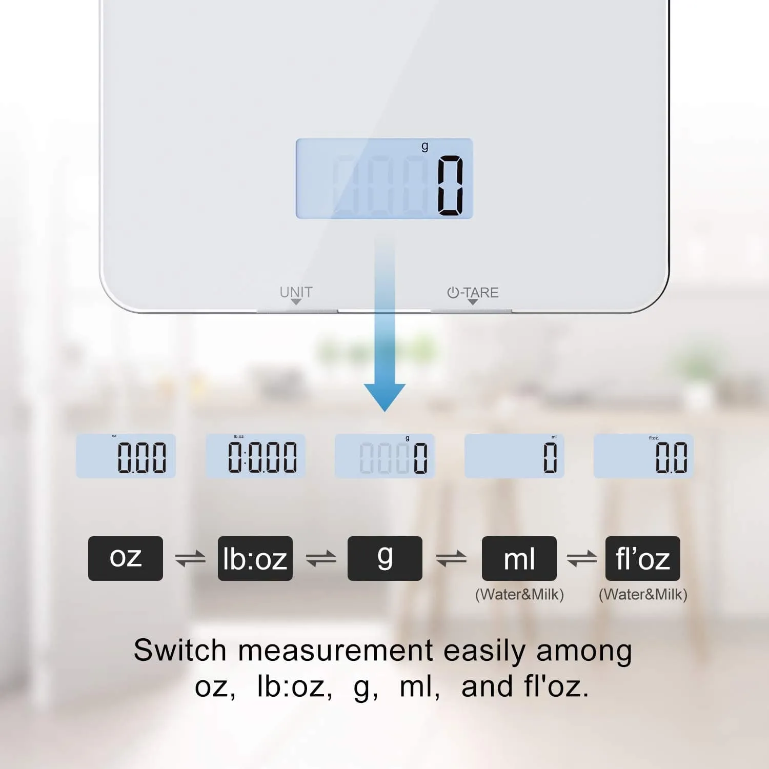 Calibra 1 Smart Nutrition Scale (White)