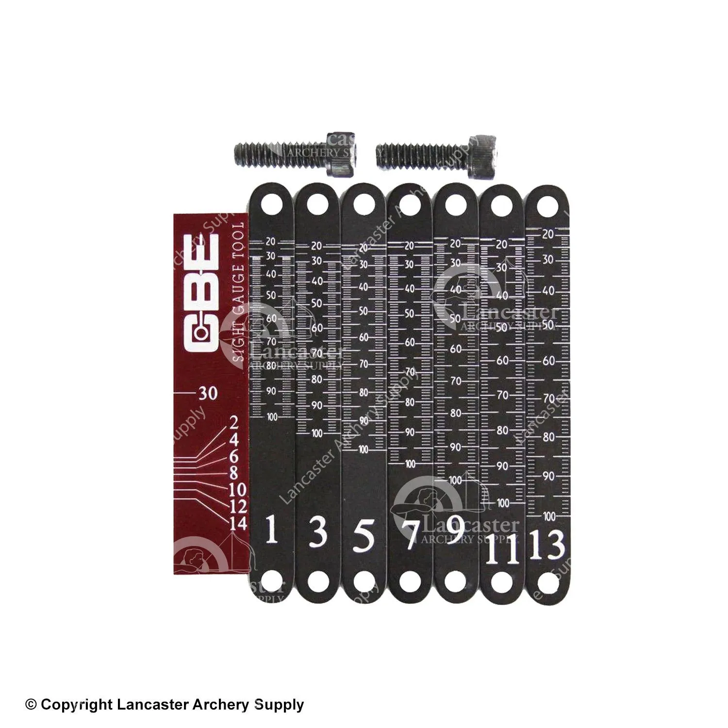 CBE Laser Engraved Aluminum Yardage Scales