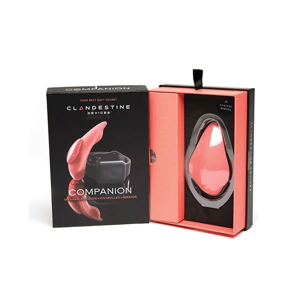 Clandestine - Devices Companion Panty Vibrator with Wearable Remote (Coral)