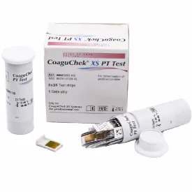 CoaguChek XS Coagulation PT Test Strips For use with CoaguChek XS / XS Plus / XS Pro 24/Box