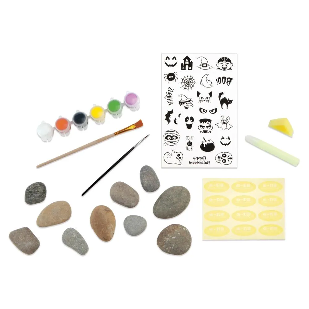 Creativity for Kids Halloween Hide & Seek Rock Painting