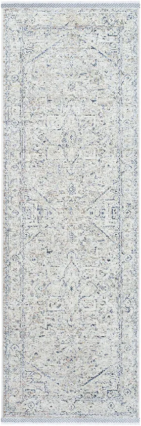 Darnetta Traditional Beige/Navy Area Rug