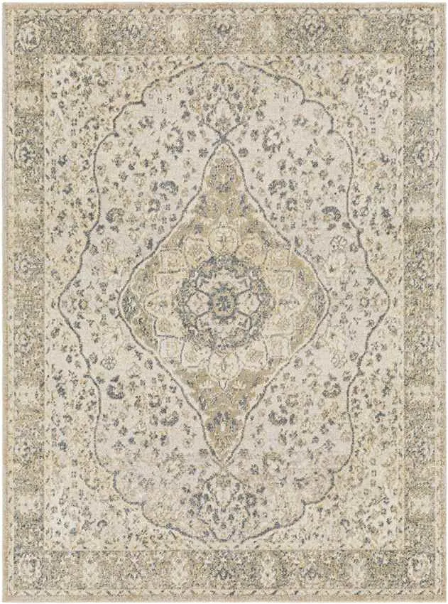 Eminence Traditional Camel Washable Area Rug