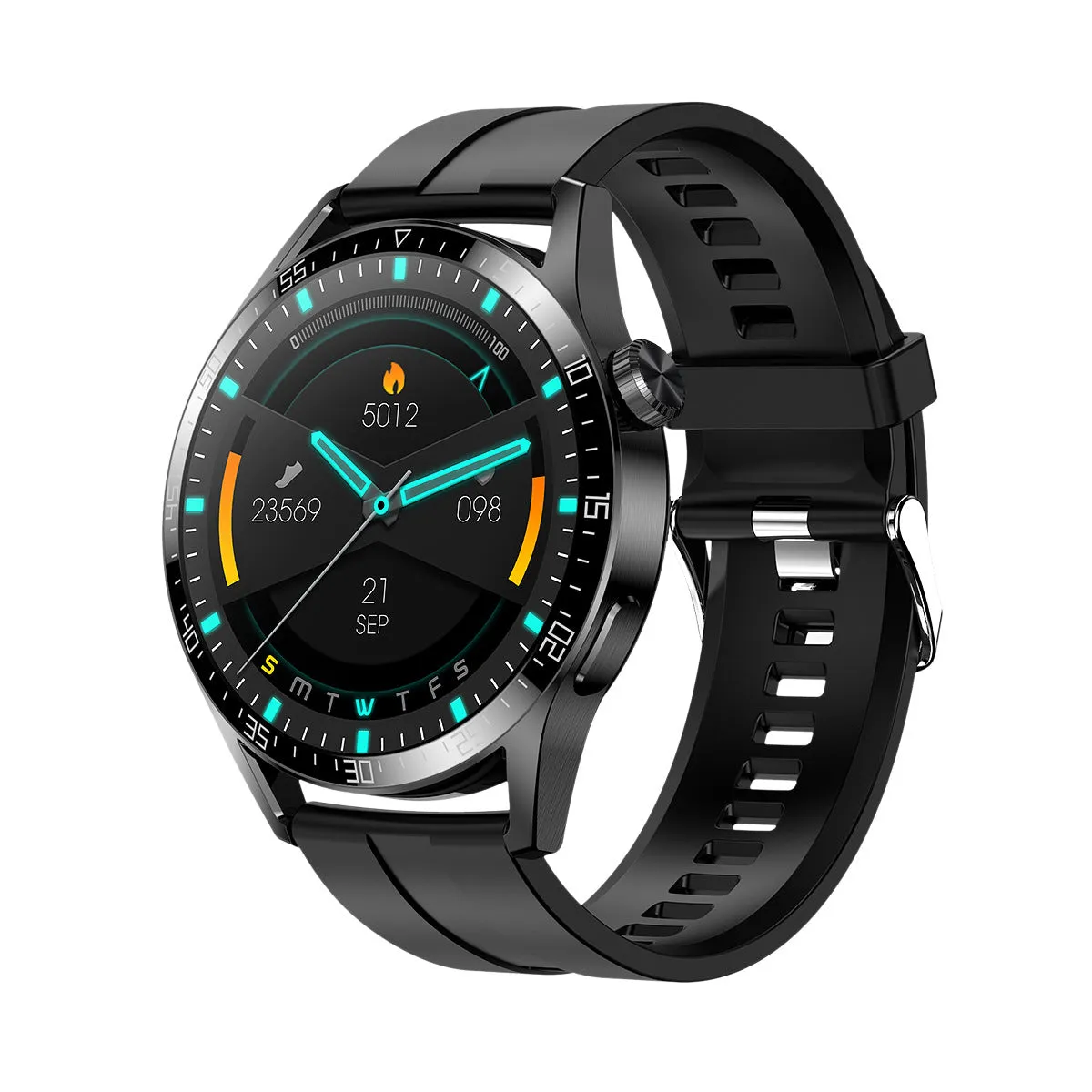 Entrance Guard GT3 Smart Watch Bluetooth Calling Heart Rate Blood Pressure Voice Assistant GT3 Watch