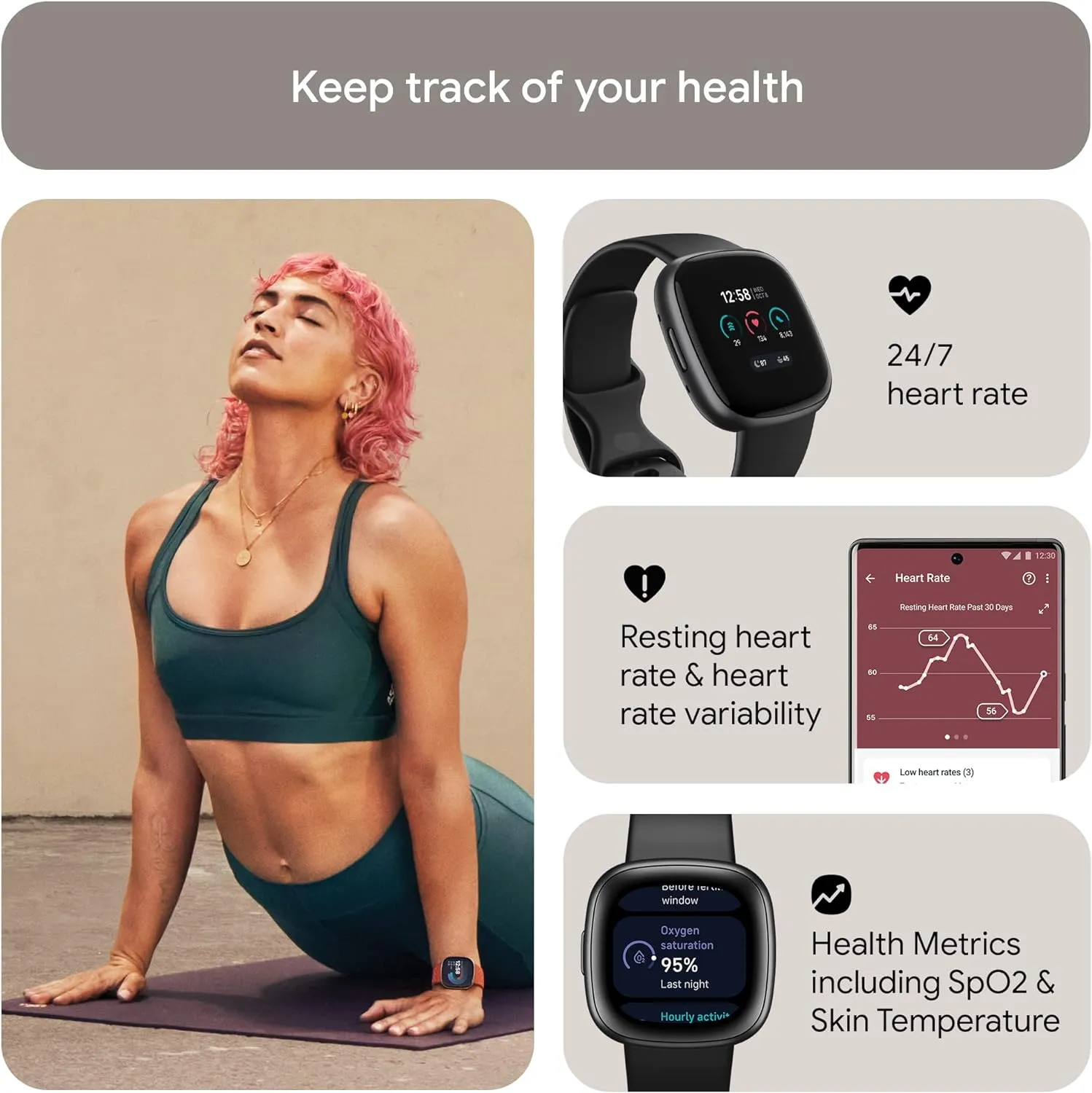 Fitbit Versa 4 Smartwatch