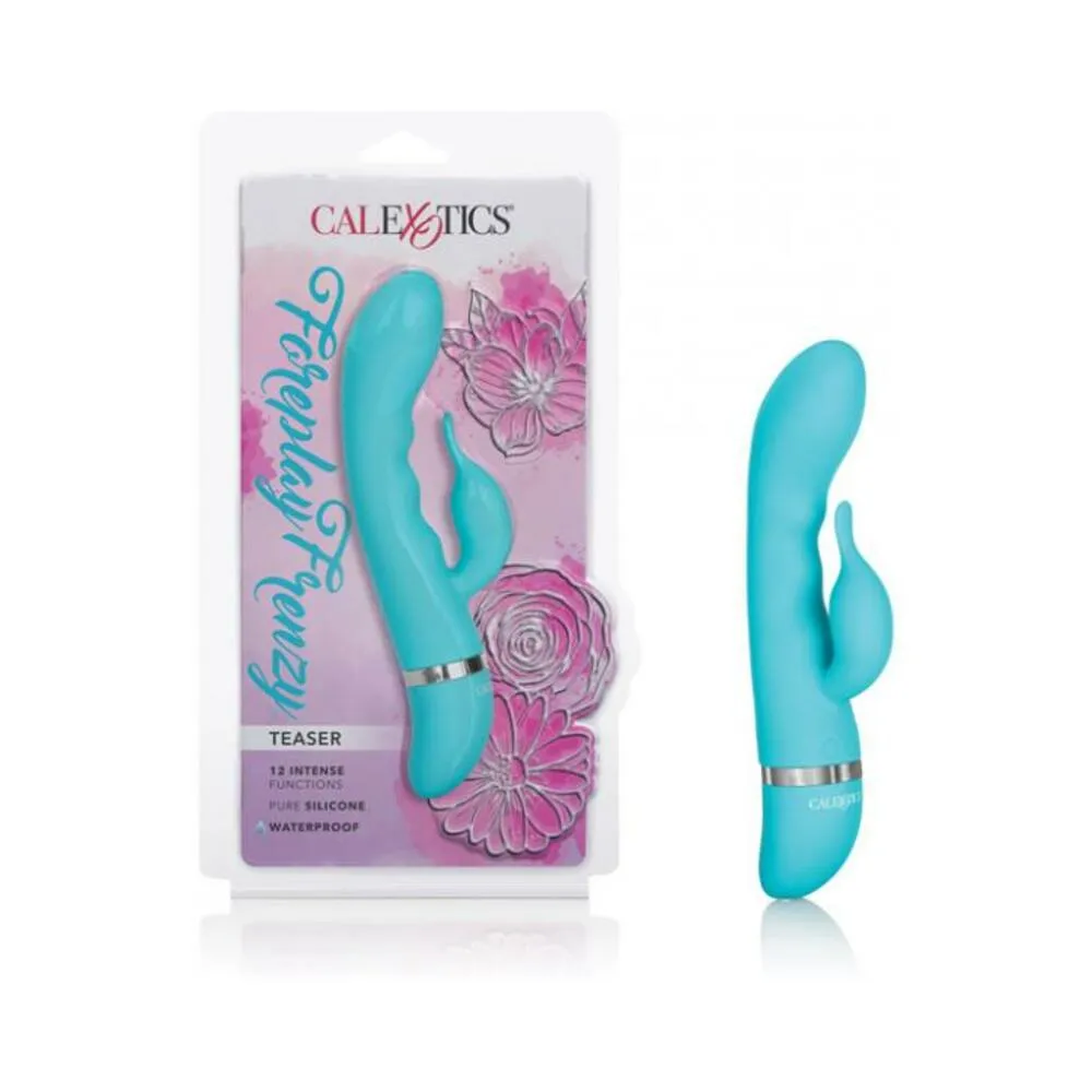 Foreplay Frenzy Teaser Rabbit Style Vibrator Blue