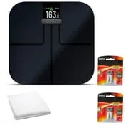 Garmin Index S2 Smart Scale with Wireless Connectivity-Black (Bundle)