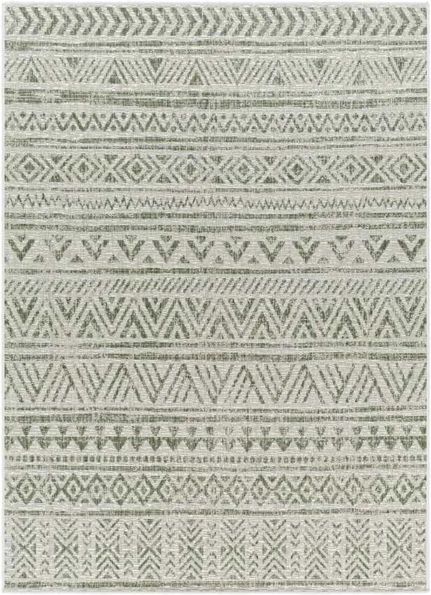 Goff Global Moss Green Area Rug