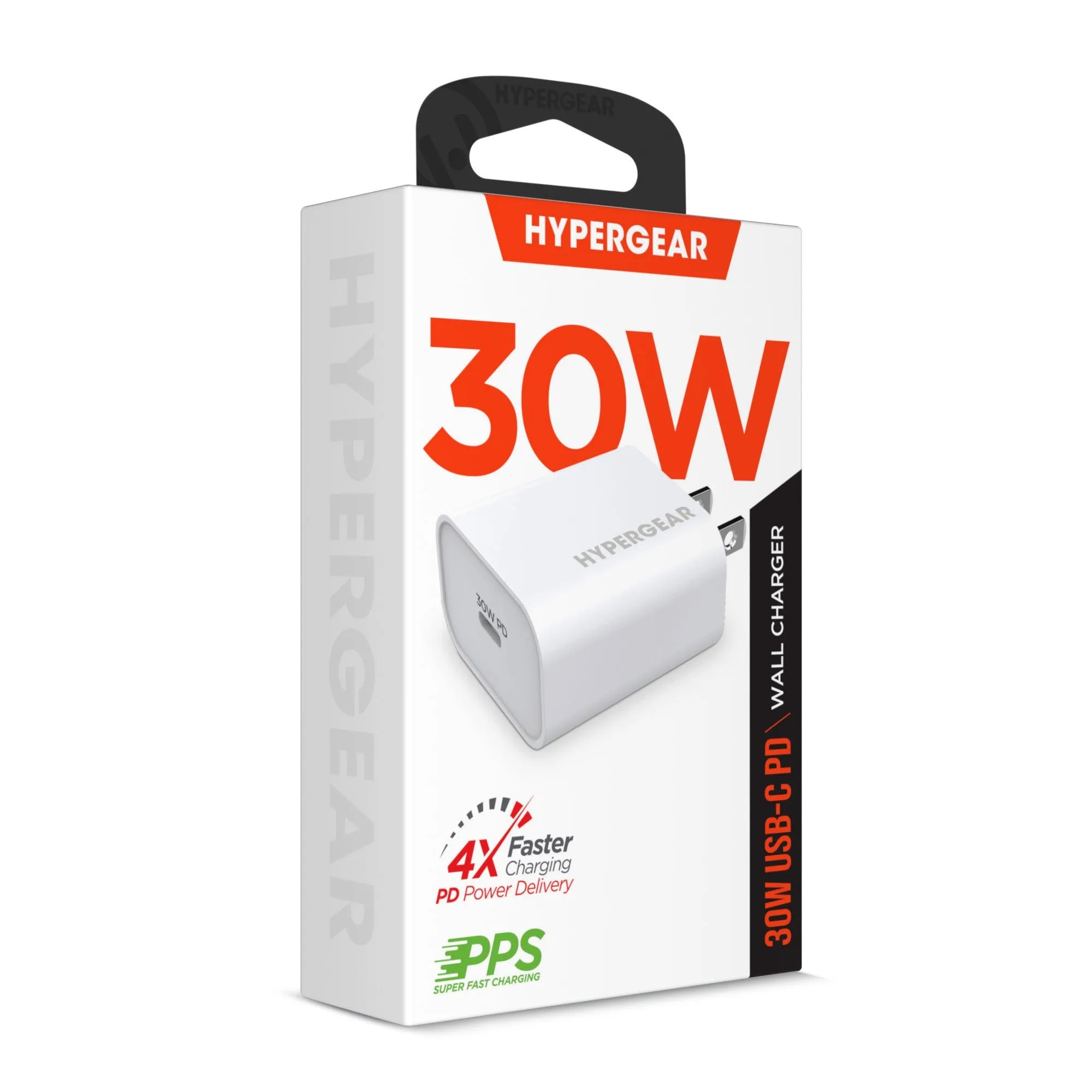 Hypergear 30W USB-C PD Wall Charger Hub - White - 15-10748