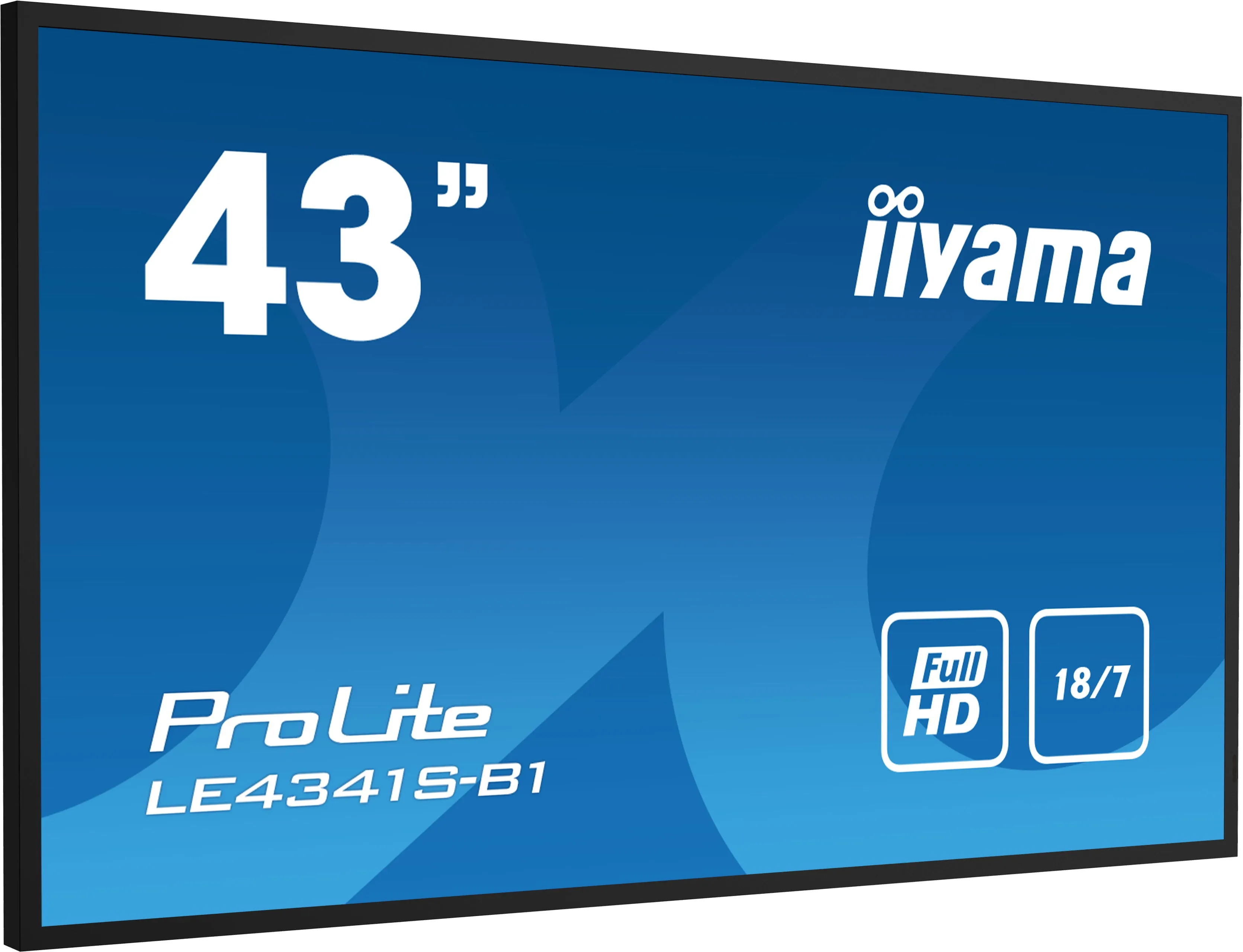 Iiyama Digital Signage Display Prolite Le4341s-B1 - 108 Cm (42.5") - 1920 X 1080 Full Hd