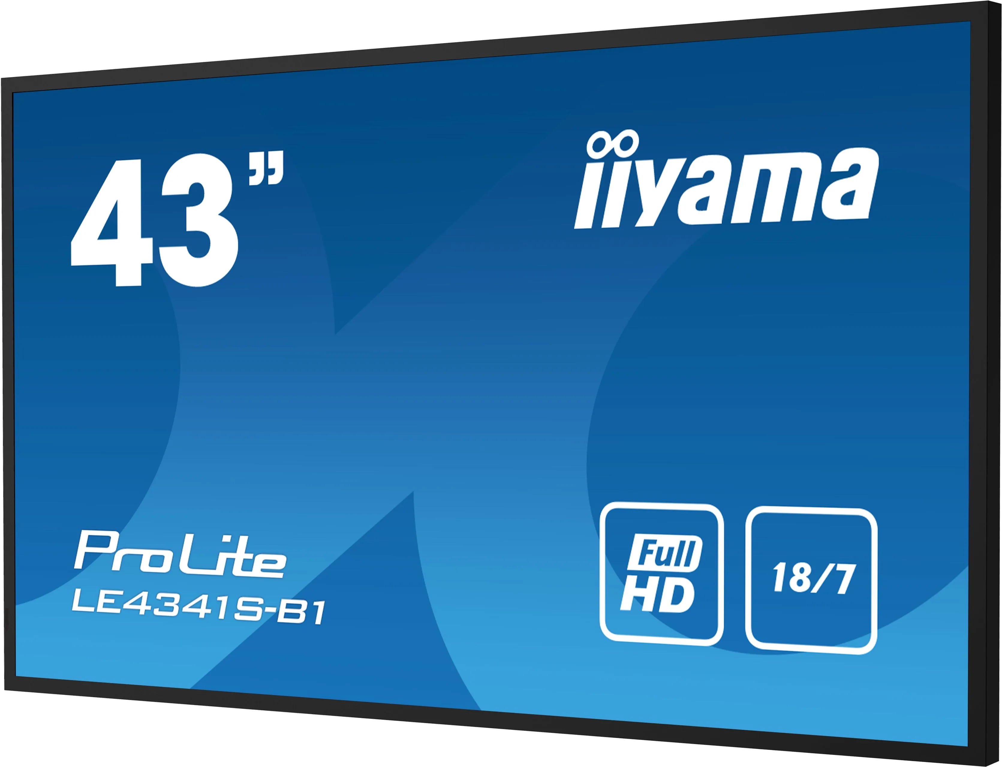 Iiyama Digital Signage Display Prolite Le4341s-B1 - 108 Cm (42.5") - 1920 X 1080 Full Hd