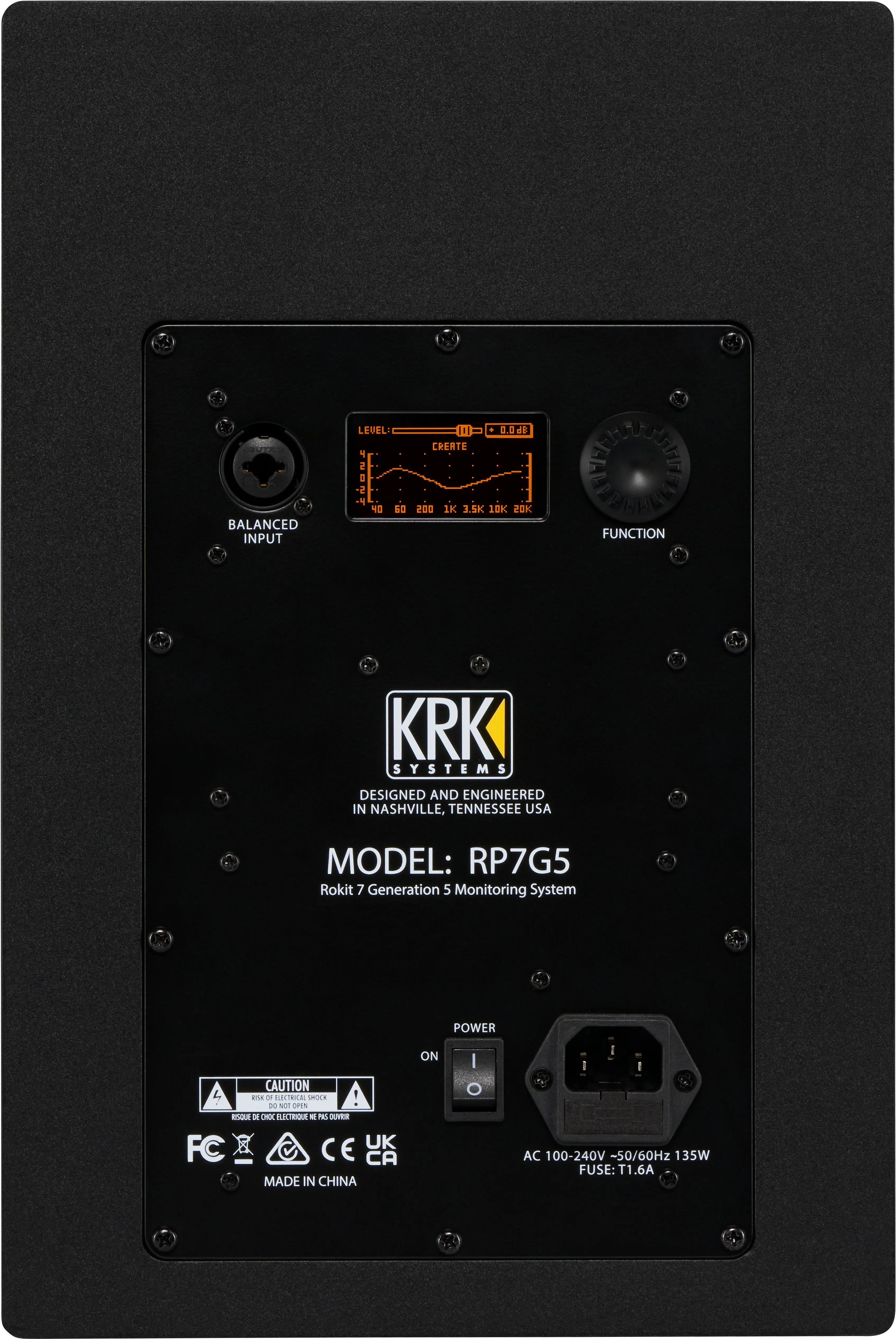 KRK RP7-G5 Rokit Generation 5 Active Studio Monitors (Single) - 7"