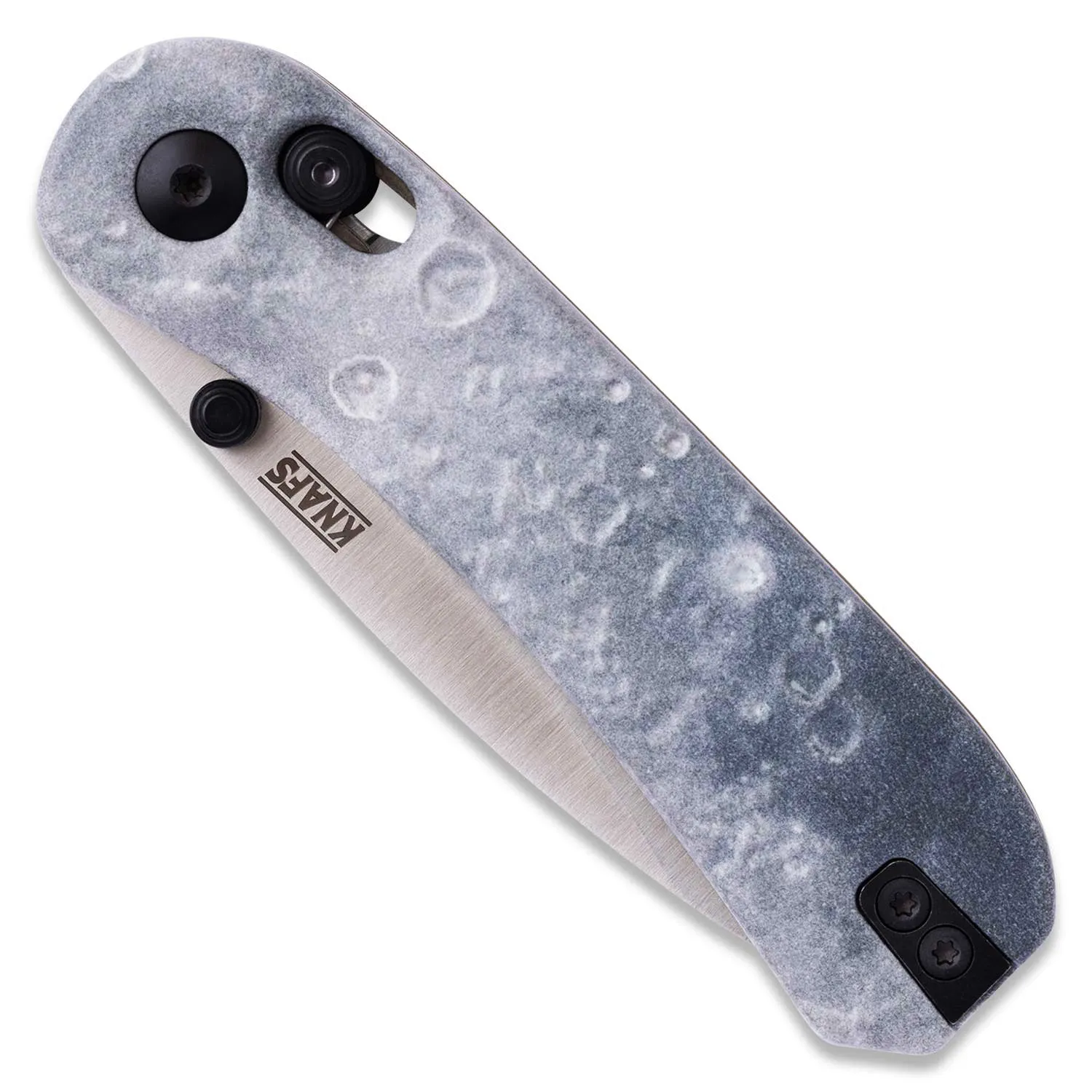 Lander 3 Knife Scales-  3D Lunar Moon Surface - Tranquility Base