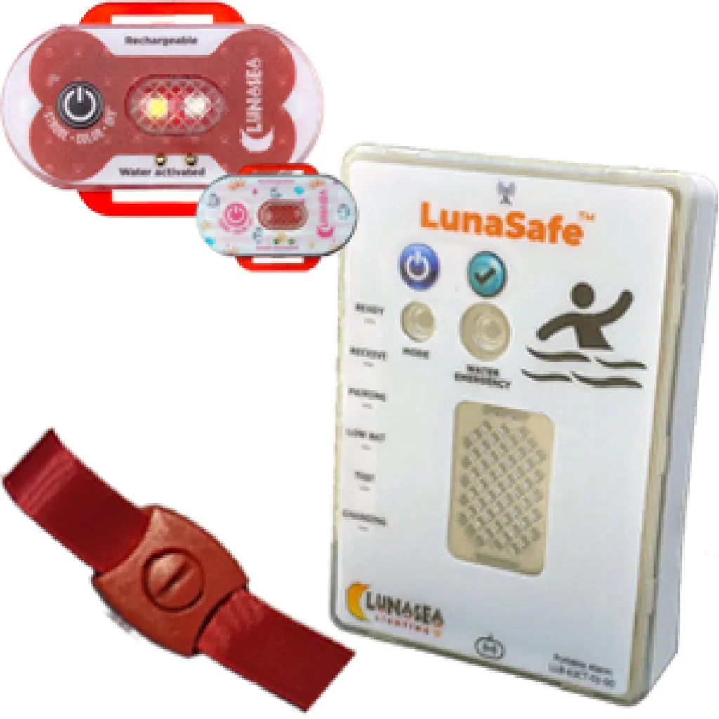 Lunasea Water Activated Strobe/Alarm - Red