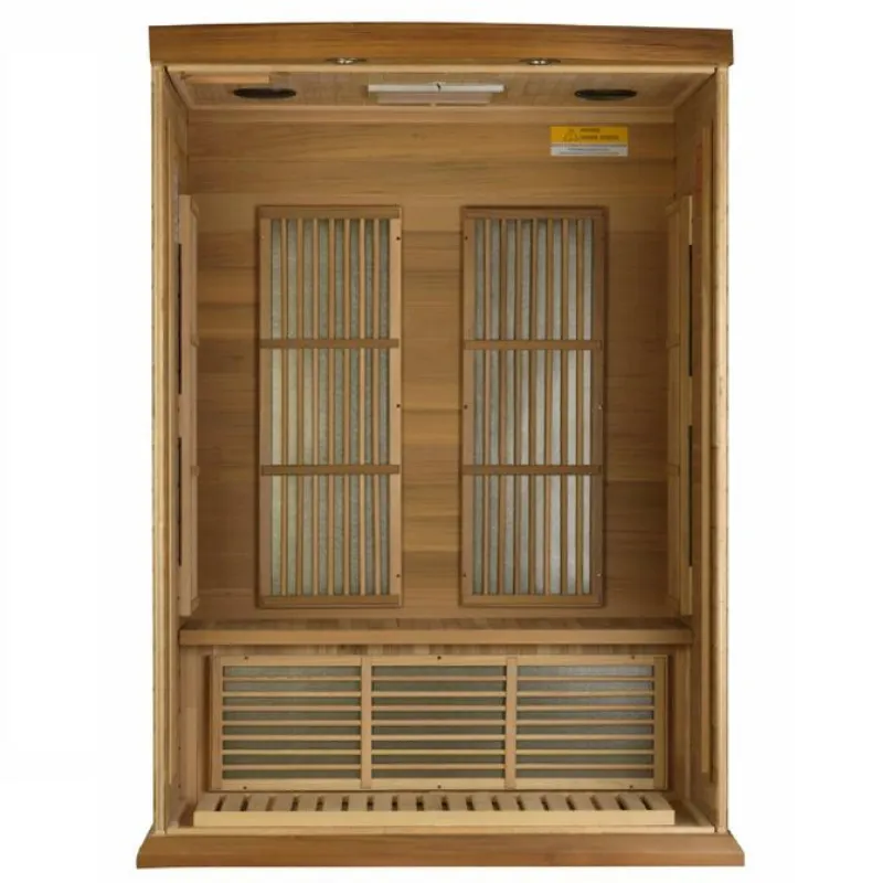 Maxxus Cholet Edition 2 Person Near Zero EMF FAR Infrared Sauna - Canadian Red Cedar