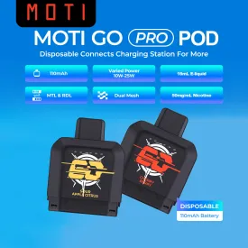 MOTI Go Pro Disposable Flavor Pod (Pod ONLY)