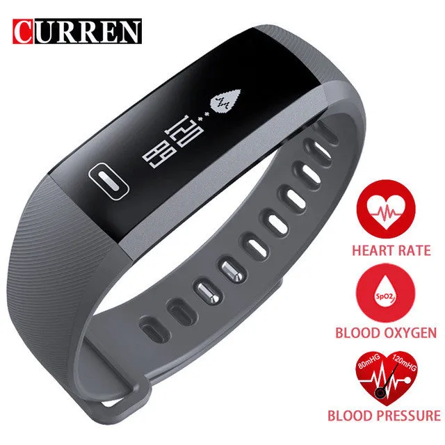 Original CURREN R5PRO Smart Watch Heart Rate Blood Pressure Oxygen Oximeter For iOS Android