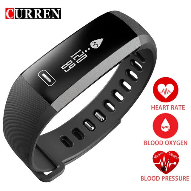 Original CURREN R5PRO Smart Watch Heart Rate Blood Pressure Oxygen Oximeter For iOS Android