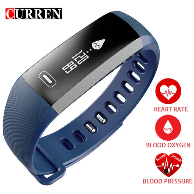 Original CURREN R5PRO Smart Watch Heart Rate Blood Pressure Oxygen Oximeter For iOS Android