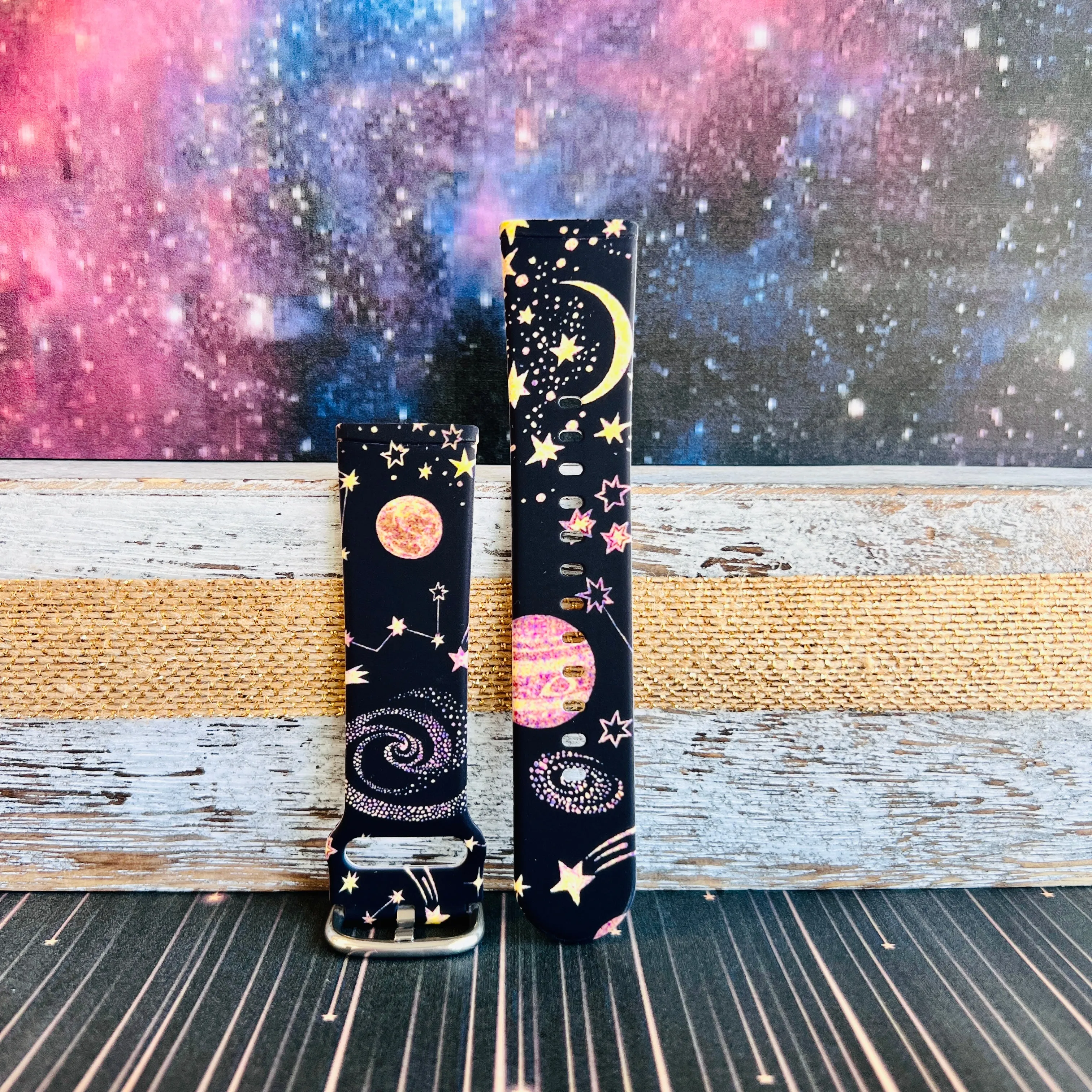 Out Of This World Print Silicone Band For Fitbit Versa 3/4/Sense