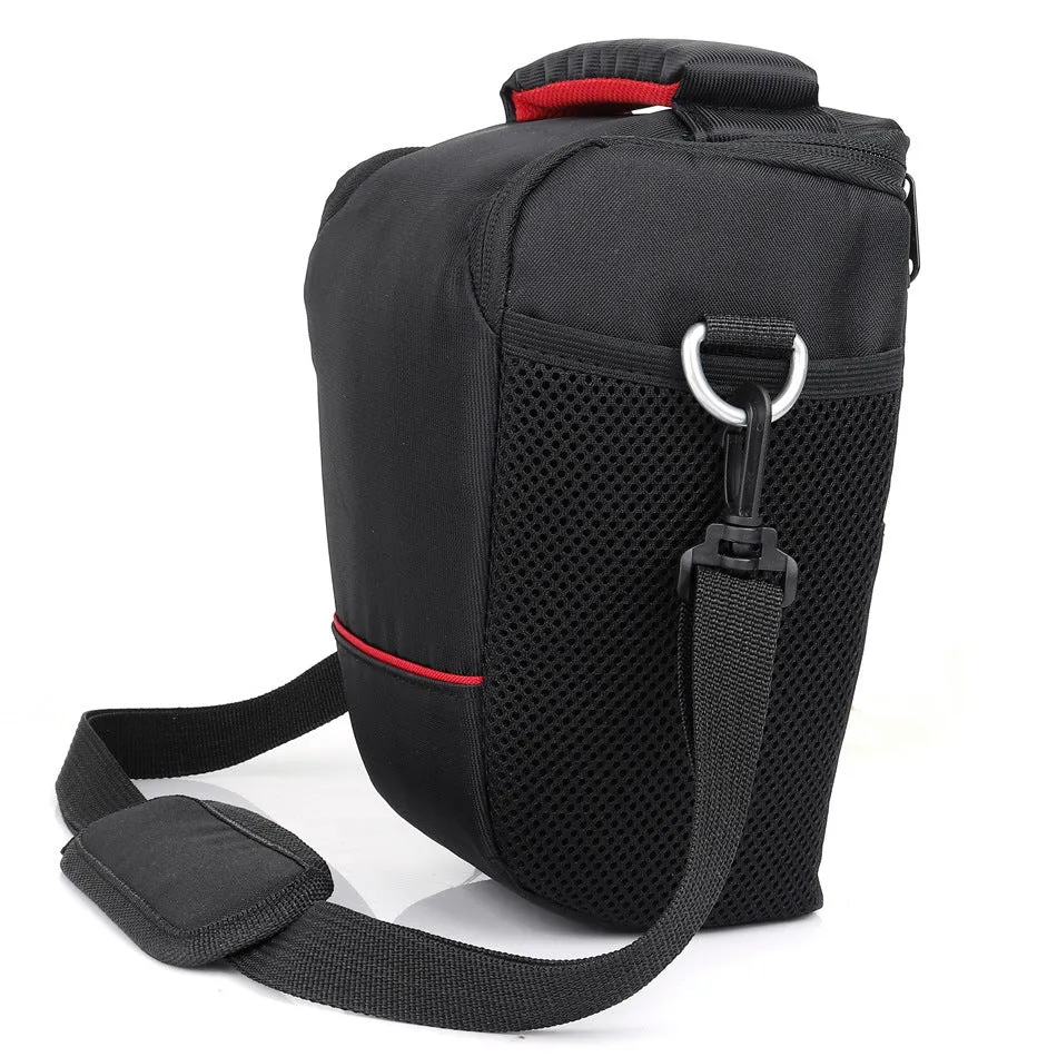 Outdoor one-shoulder triangle camera bag  for Canon 750D200D storage bag