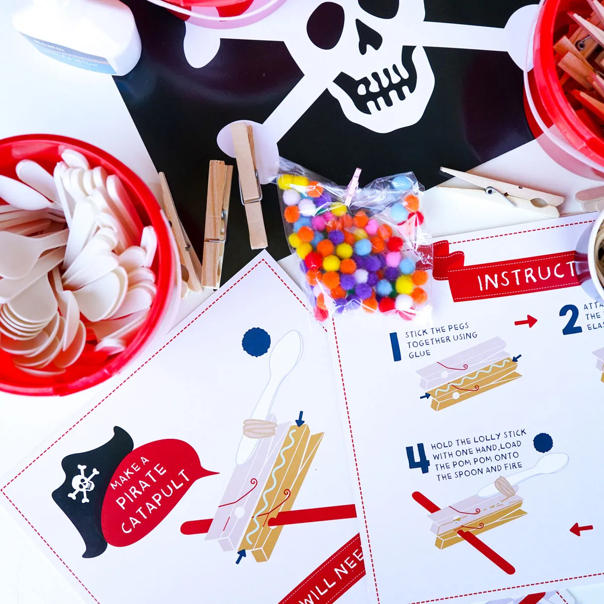 Pirate Party Activity | Make A Catapult Activity