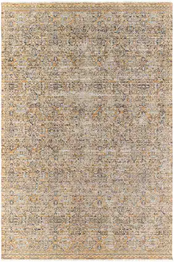 Radha Traditional Brown Washable Area Rug