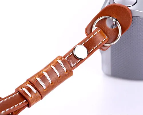 Retro Leather Camera Wrist Hand Strap