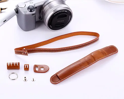 Retro Leather Camera Wrist Hand Strap