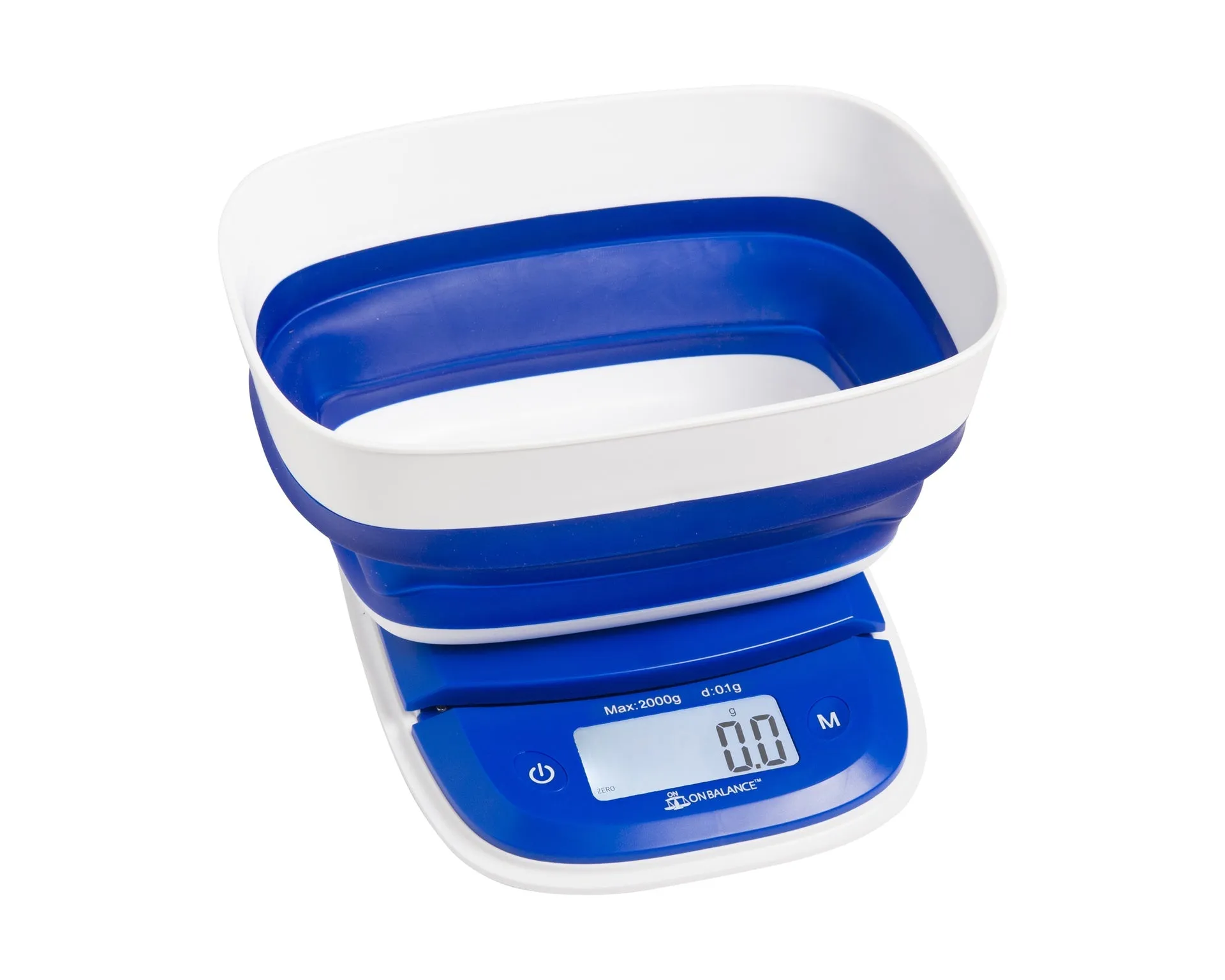 SALE!! On Balance - FBW-2000 Washable Fold-a-Bowl Kitchen Scale 2000g x 0.1g - Digital Scales