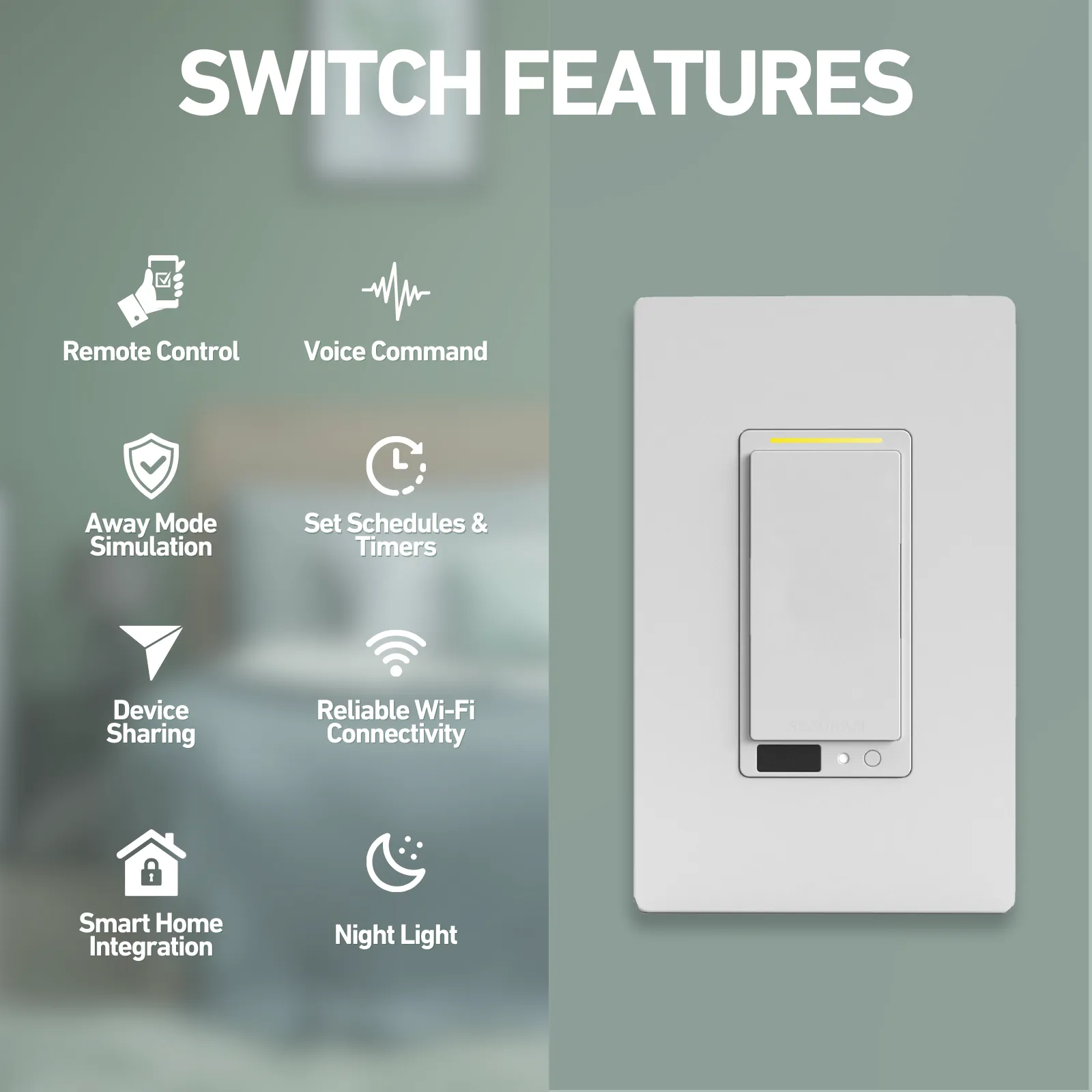 SECURAM Wi-Fi Smart Switch