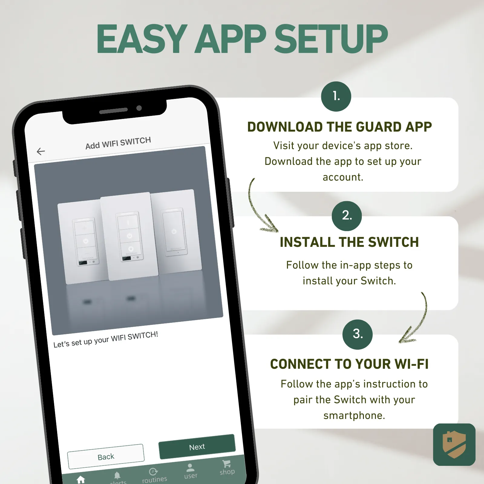 SECURAM Wi-Fi Smart Switch