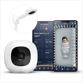 Smart Baby Monitor with HD Camera & Wall Mount