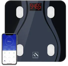 Smart Body Fat Scales, High Precision Bluetooth Scale including Smartphone App.