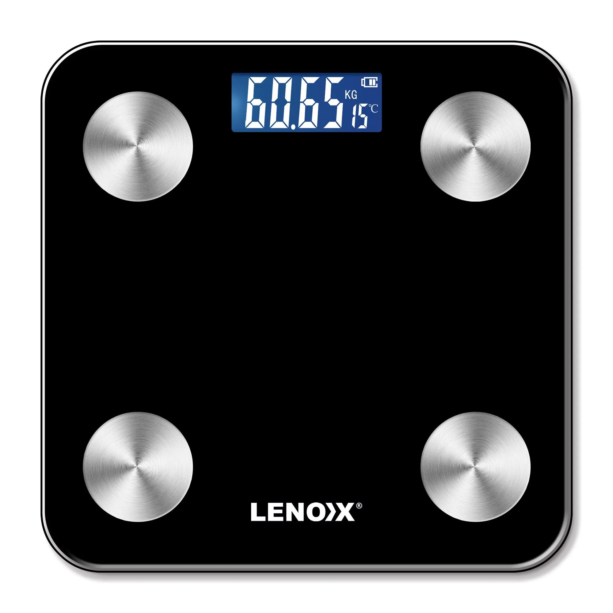 Smart Body Scale w/ App, LED, Weight Tracking & Recording