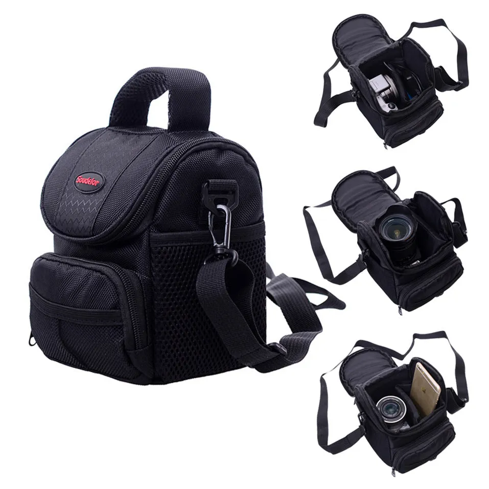 Thickened shockproof one-shoulder portable camera bag for Sony 18-55 lens camera bag