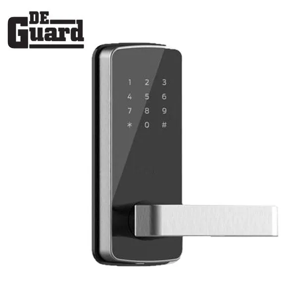 Touchscreen Bluetooth Lever Set (Satin Silver) w/ Phone App