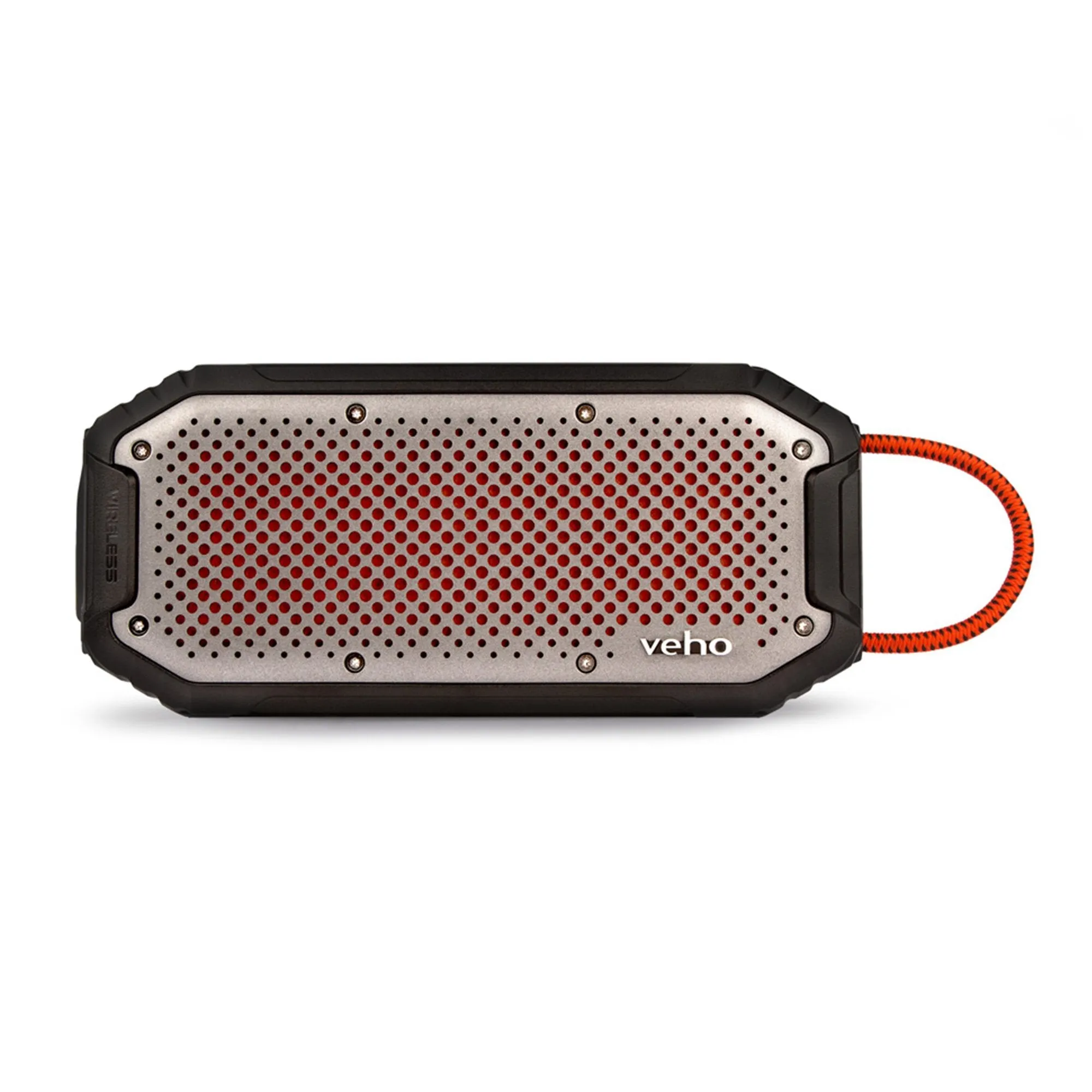 Veho MX-1 Water Resistant Rugged Bluetooth wireless Speaker with built-in power bank