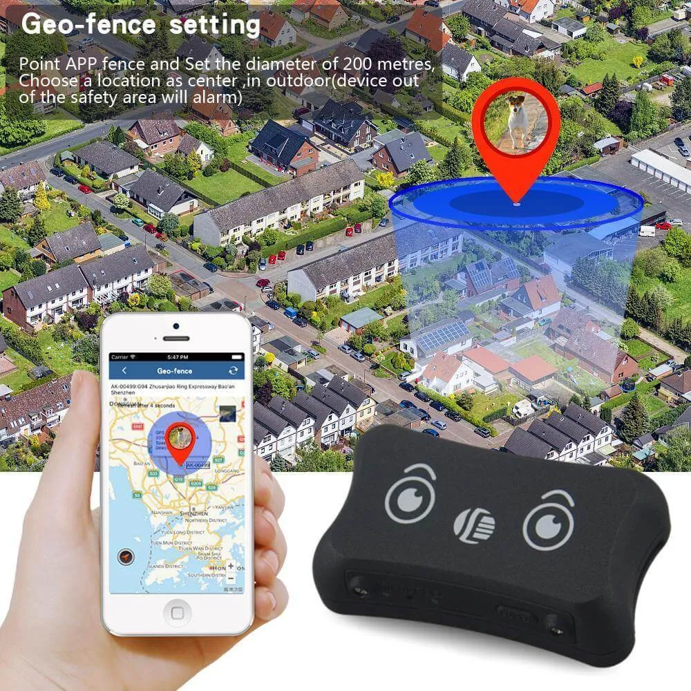 Waterproof GPS Pet Tracking Collar