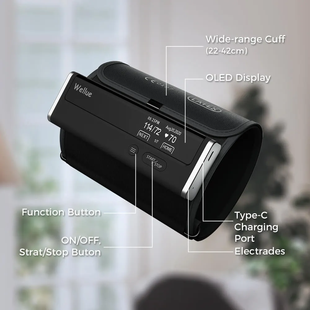 Wi-Fi Blood Pressure Monitor with ECG