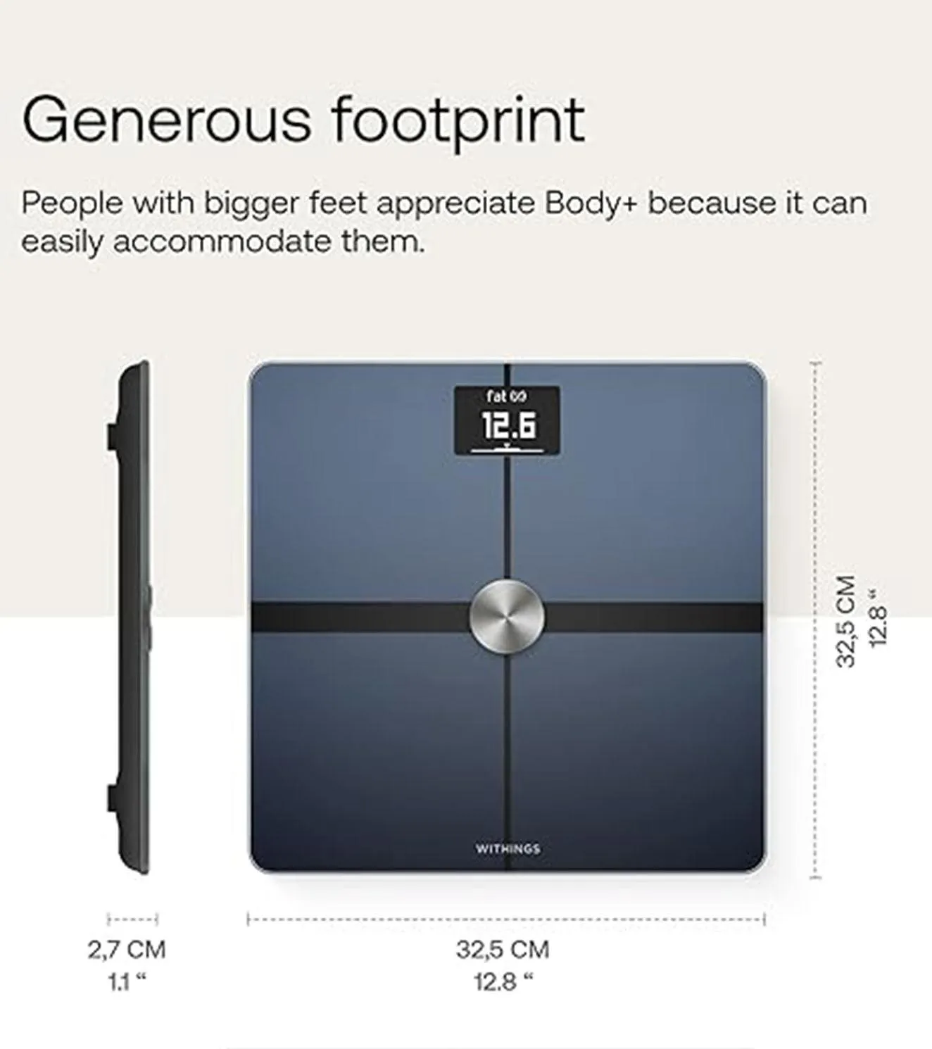 Withings Body  Wi-Fi bathroom scale for Body Weight